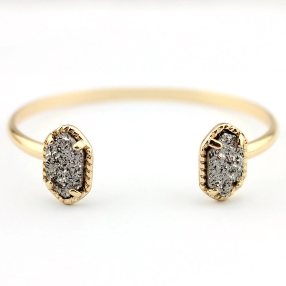 Cute Cuff Druzy Bracelet